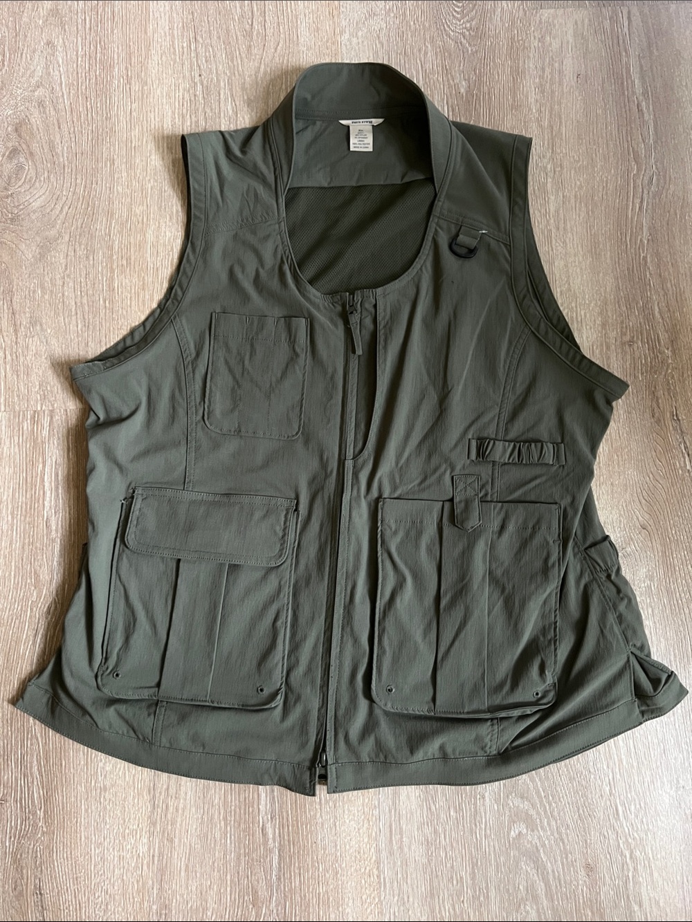 Duluth Cargo Vest XL Olive Green Utility